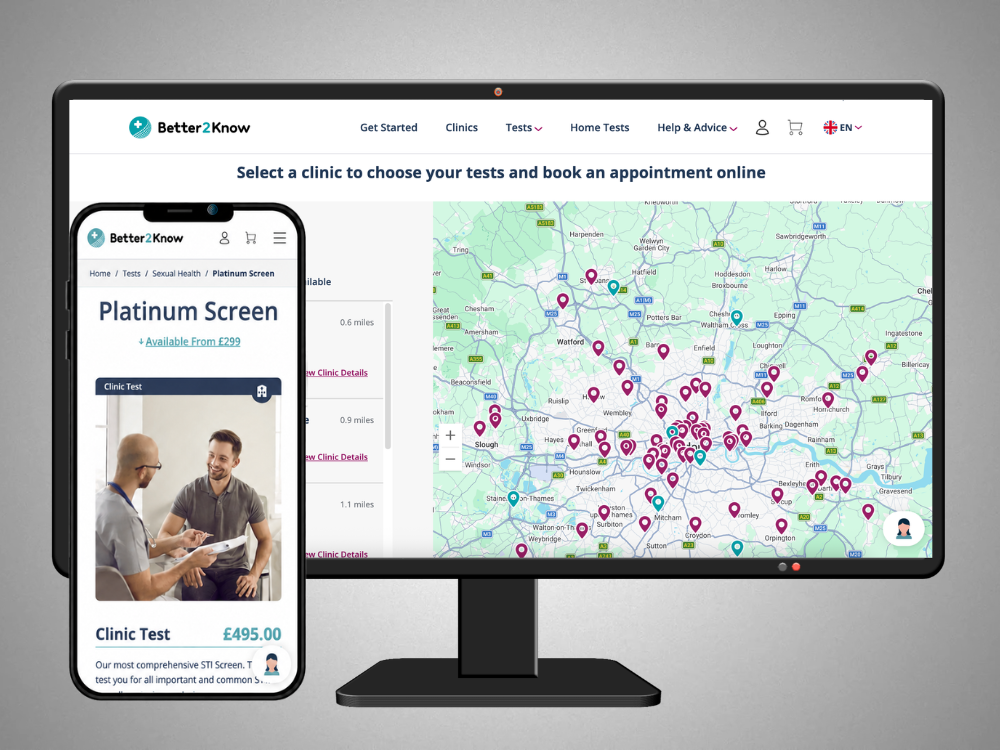 Better2Know, Private Healthcare Testing & Booking Platform